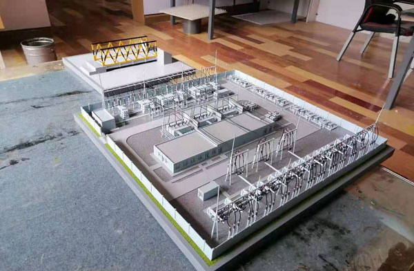 荊州某變電站沙盤